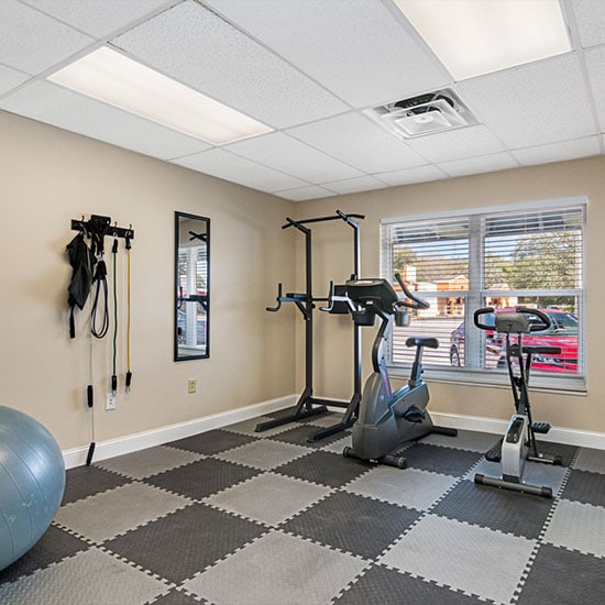 sober living | north tampa property gym upscale sober apartment living