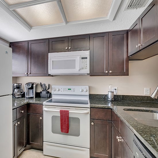 sober living program modern appliances granite countertops fully furnished kitchen