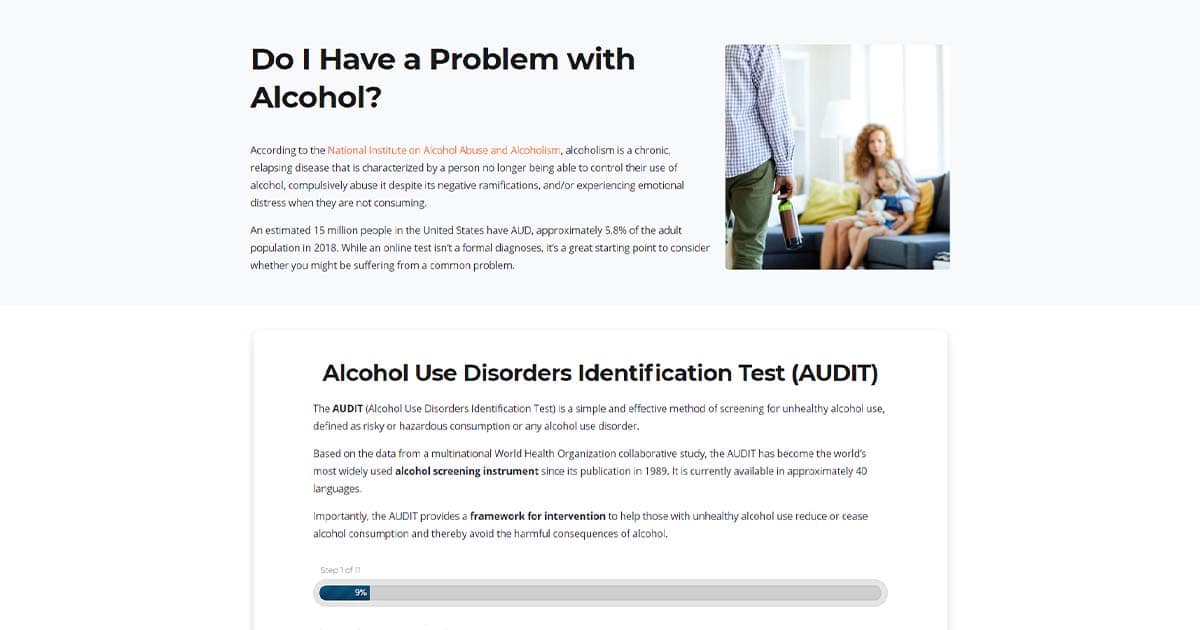 Alcohol Abuse Self-Assessment - Real Recovery