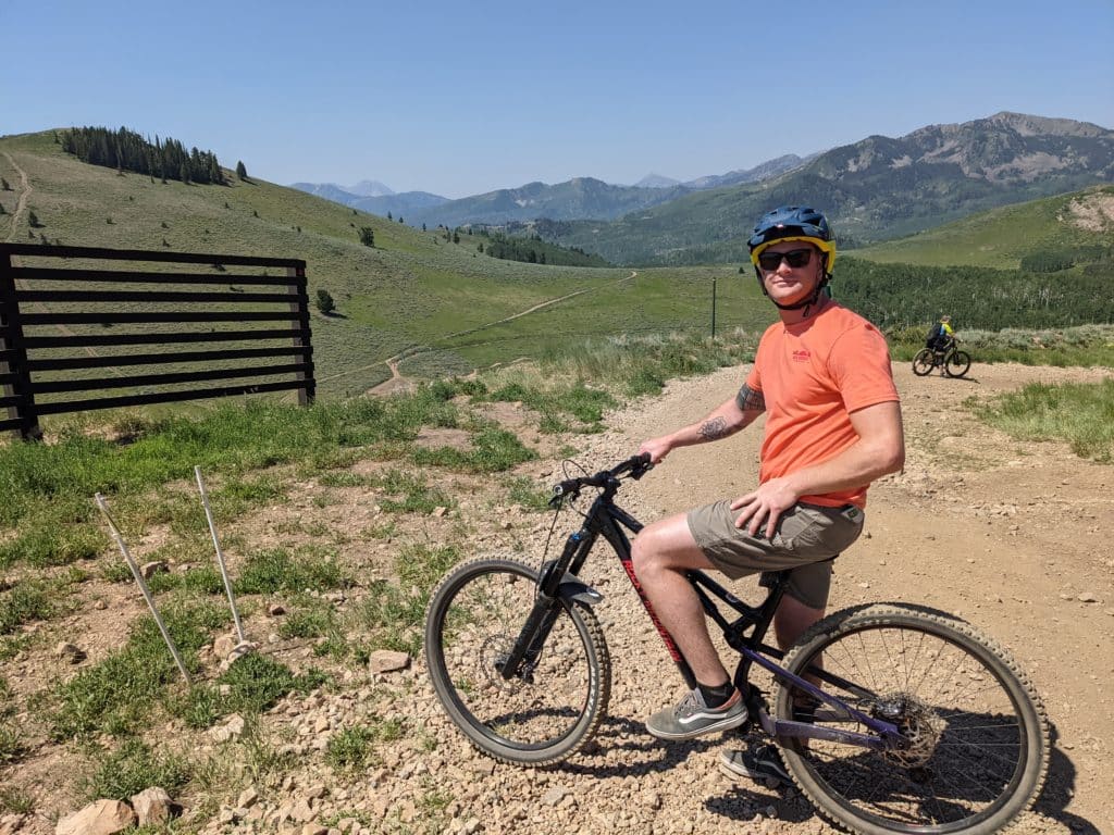 Parky City CO Biking Trail Collin