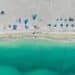 An aerial view of Holmes Beach on Anna Maria Island, Florida