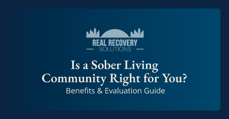 is sober living right for me